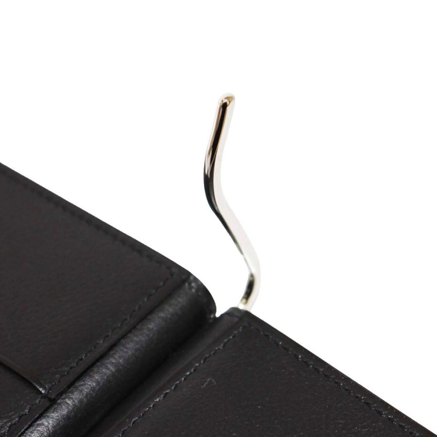 【中古】エルメス HERMES 24年製 ポーカーGM マネークリップ 札入れ 二つ折り財布 レザー 黒 W刻印 /KH ■OH メンズ HERMES（エルメス） HERMES 24年製 ポーカーGM マネークリップ 札入れ