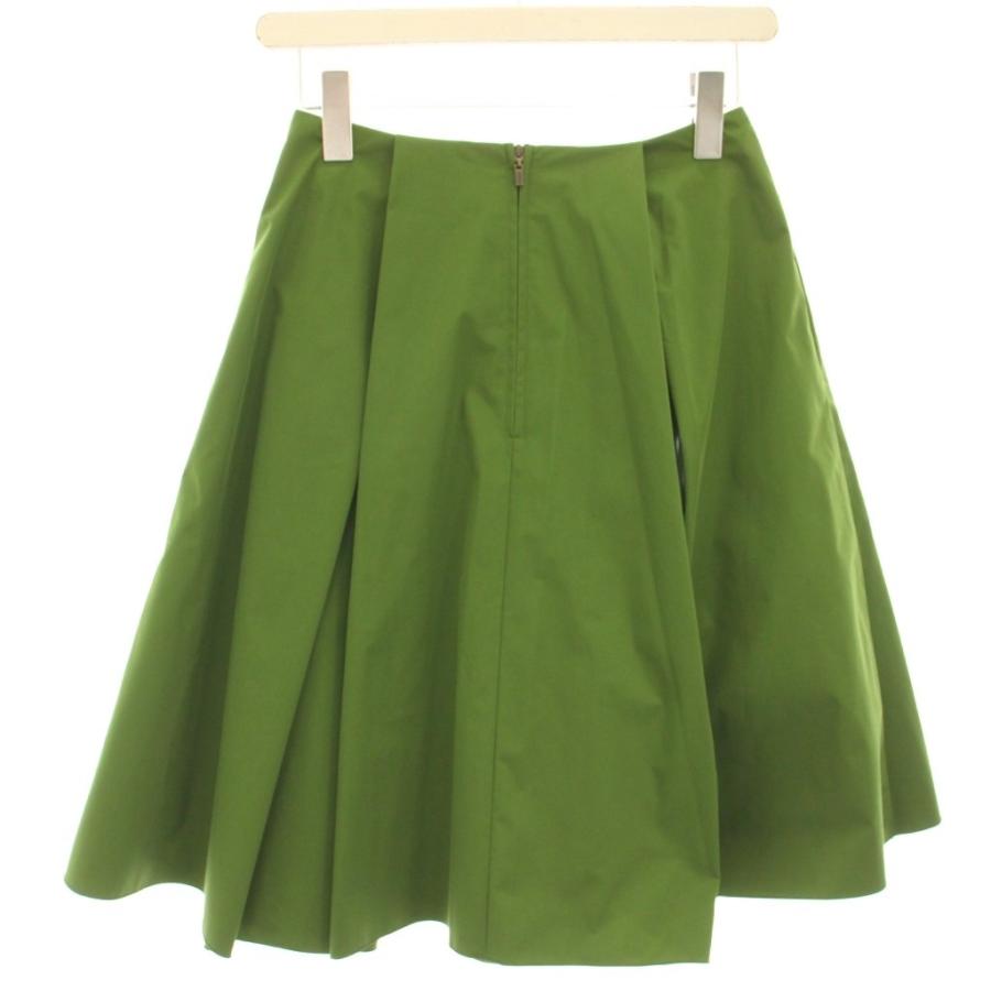 フォクシーニューヨーク FOXEY NEW YORK フレアスカート タック ひざ丈  