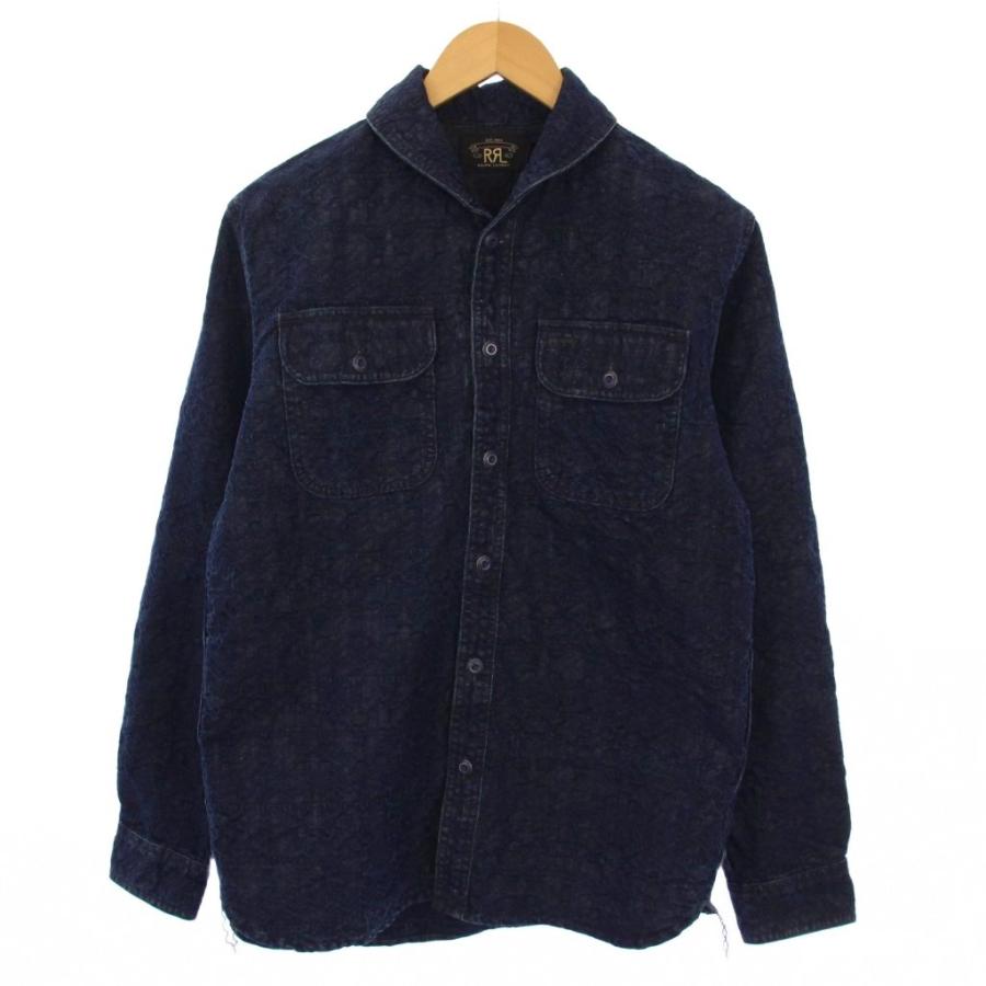 ダブルアールエル RRL ラルフローレン インディゴジャガード ショール
