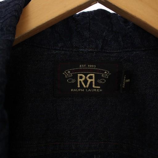 ダブルアールエル RRL ラルフローレン インディゴジャガード ショール