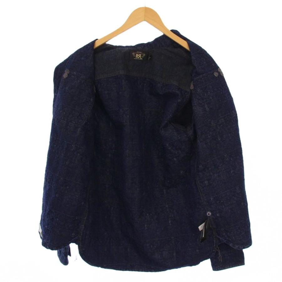 ダブルアールエル RRL ラルフローレン インディゴジャガード ショール