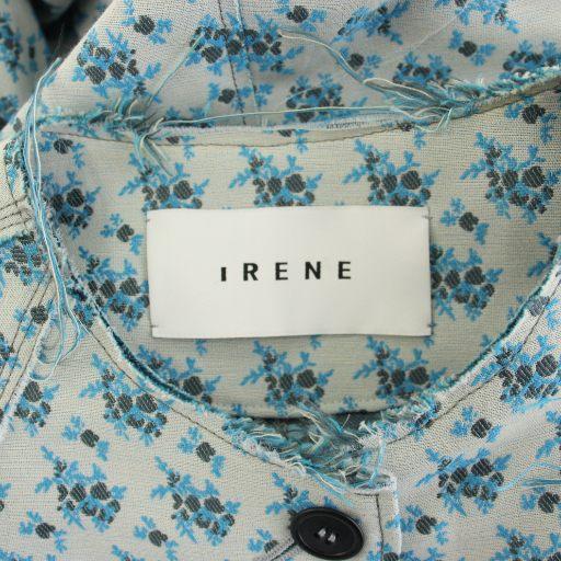 アイレネ IRENE フラワージャガードドレス ワンピース ロング 長袖 花 