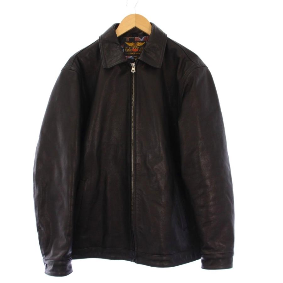 キャリー CALEE クロームレザー スイングトップジャケット 革ジャン