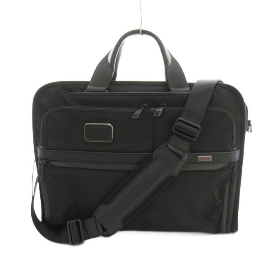 【中古】トゥミ TUMI オーガナイザー・ポートフォリオ・ブリーフ ブリーフケース ビジネスバッグ 黒 117300 メンズ TUMI（トゥミ） オーガナイザー・ポートフォリオ・ブリーフ ブリーフ