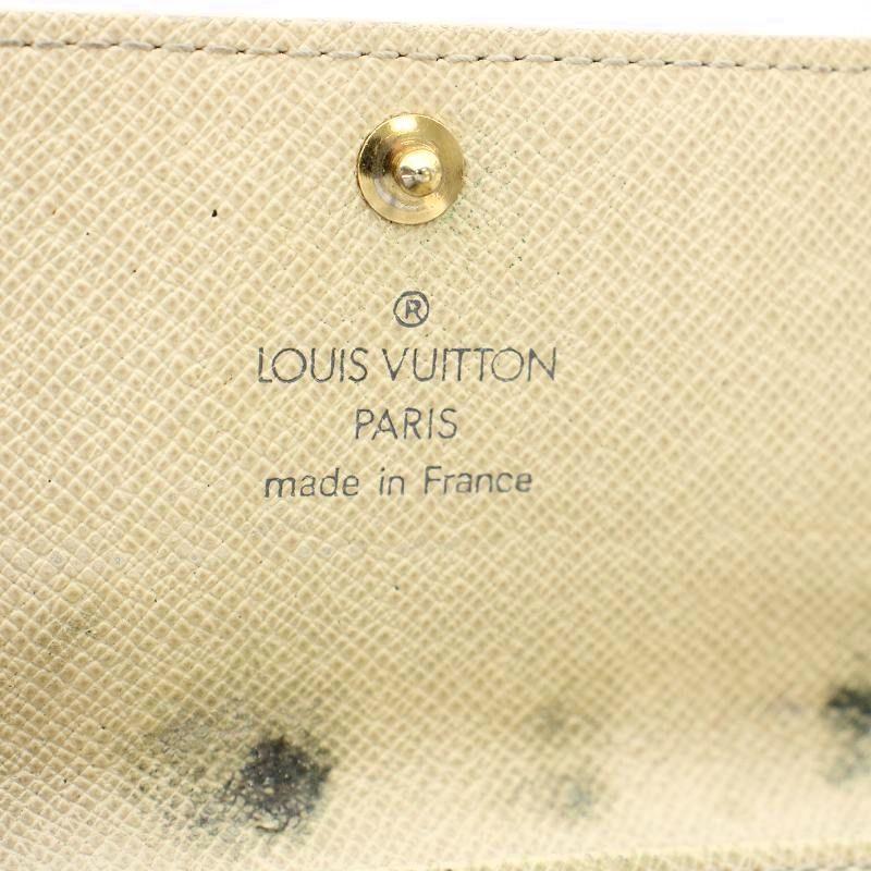 極美品　LOUIS VUITTON ダミエ　キーケース ホワイト 極美品 LOUIS VUITTON ダミエ キーケース ホワイト ルイヴィトン