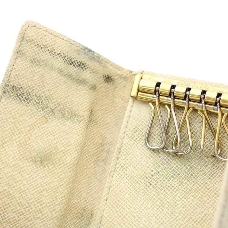 良品✨ルイヴィトン　ミュルティクレ6 キーケース　ダミエアズール　ホワイト LOUIS VUITTON（ルイ・ヴィトン） ダミエアズール ミュルティクレ6