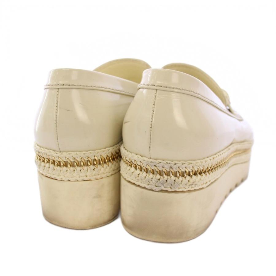 CHANEL（シャネル） ローファー モカシン ココマーク エナメル 37.5C