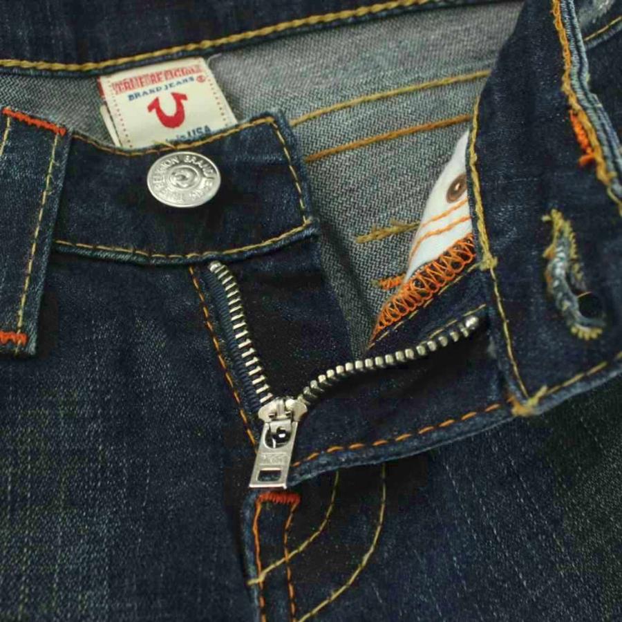 TRUE RELIGION デニムパンツ フレア インディゴ 24 USA製 トゥルーレリジョン TRUE RELIGION デニムパンツ ジーンズ フレア 24