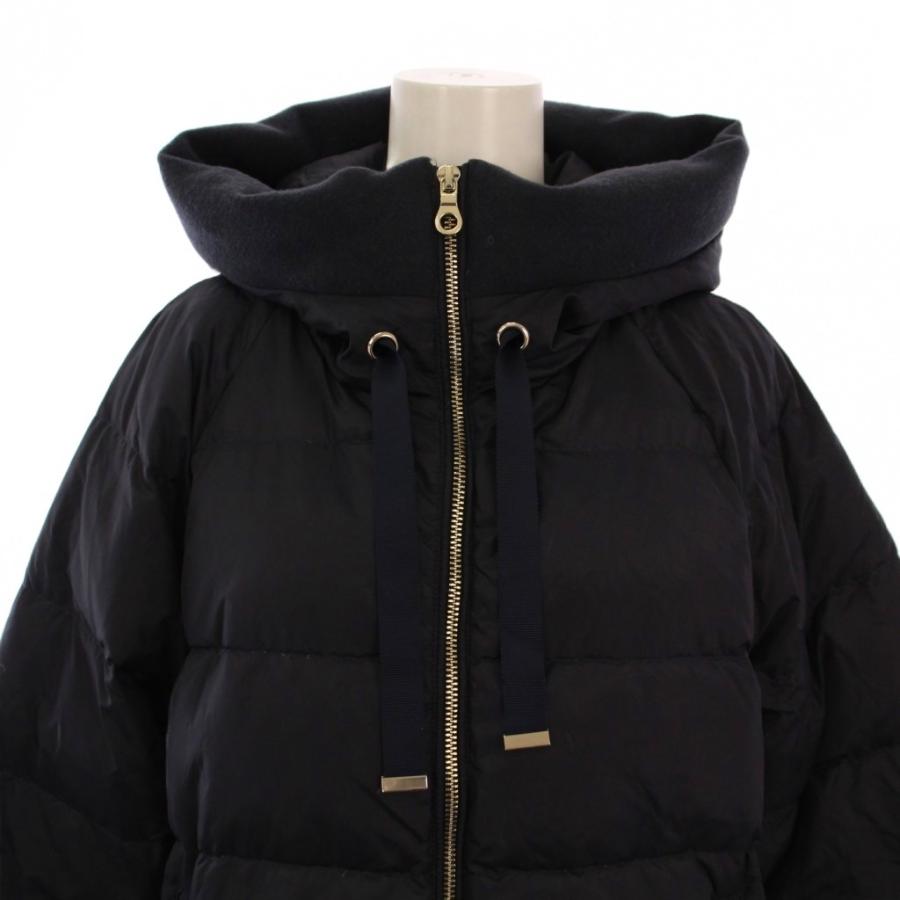 ドゥクラッセ DoCLASSE ダウンコート ロング ジップアップ フード