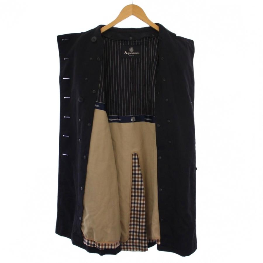 アクアスキュータム AQUASCUTUM トレンチコート ロング ベルト