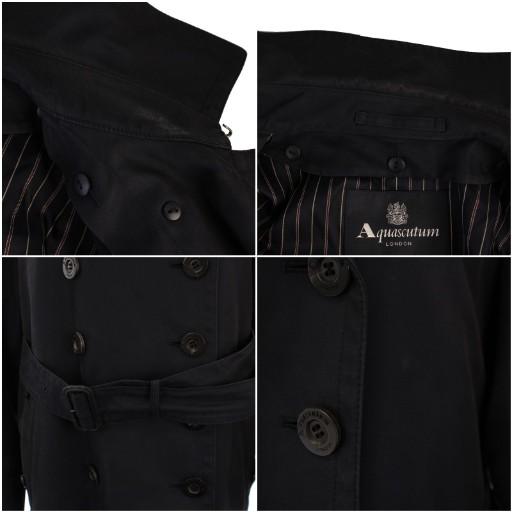 アクアスキュータム AQUASCUTUM トレンチコート ロング ベルト
