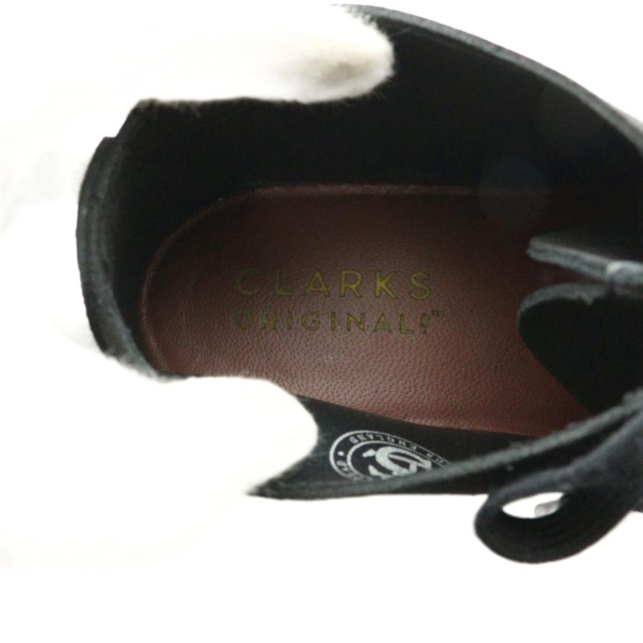 クラークス デザートブーツ スニーカー スエード UK7.5 26cm 黒 Clarks（クラークス） デザートブーツ スニーカー スエード UK7.5 26cm