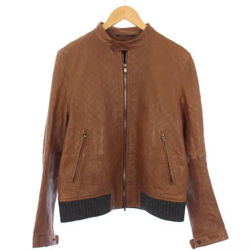 ダーバン DURBAN ラムレザージャケット キルティング アウター ジップ