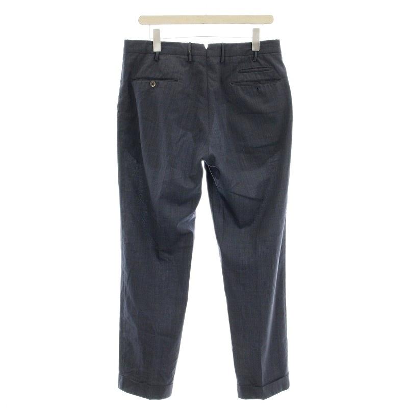 PT01 TRAVELLER ストレッチ EVO FIT スラックス 48 ピーティーゼロウーノ PT01 EVO FIT スラックス パンツ チェック柄
