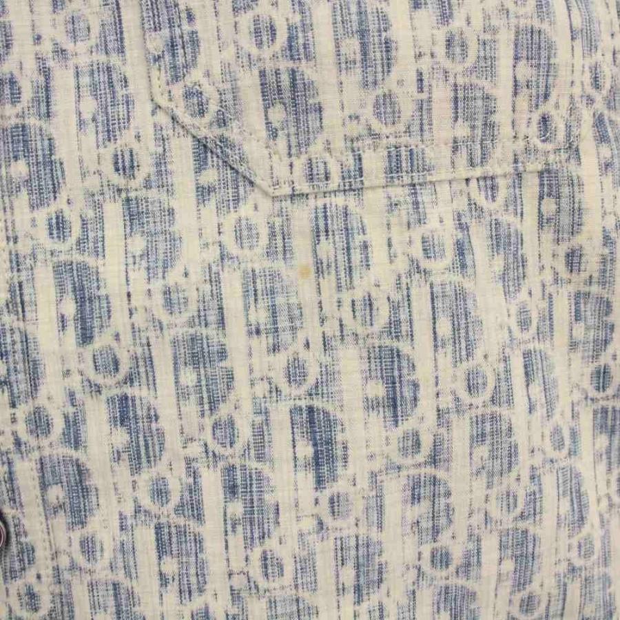 ディオールオム Dior HOMME オブリーク コットン デニムシャツ 長袖 41