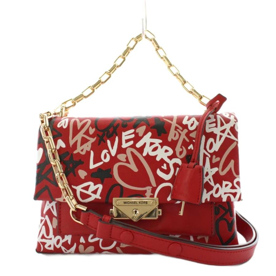 レディース MICHAEL KORS レッド ハンドバッグ