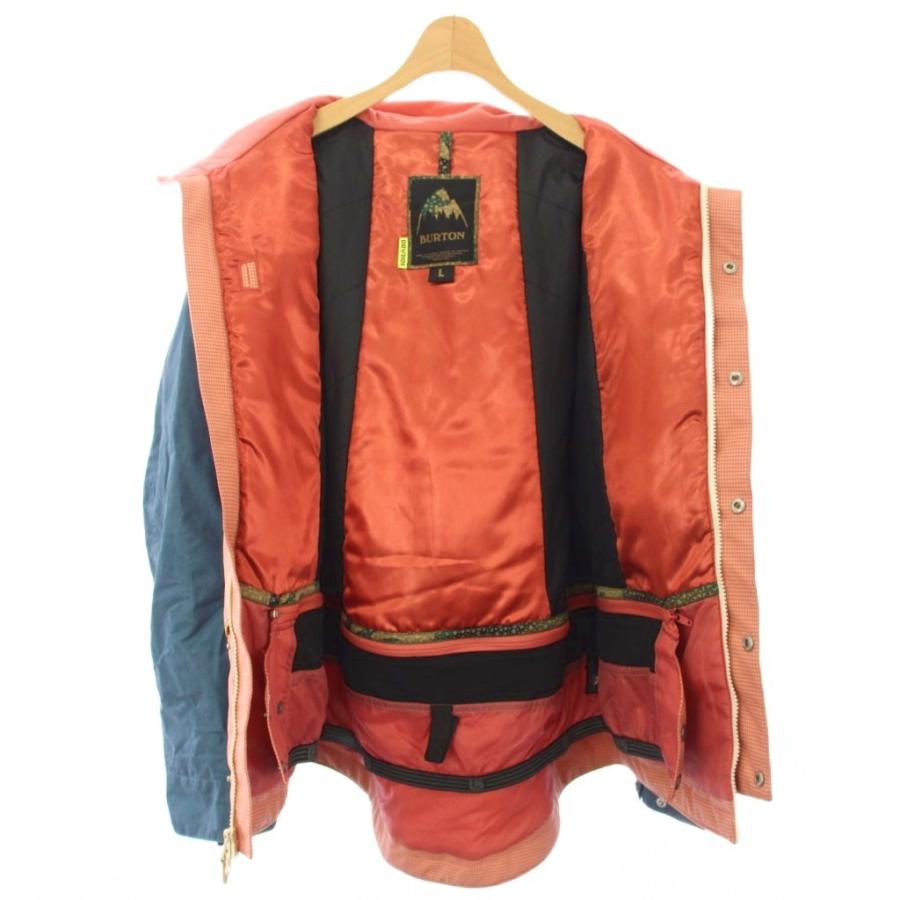 バートン BURTON スノボウェア 中綿ジャケット アウター L ピンク 青
