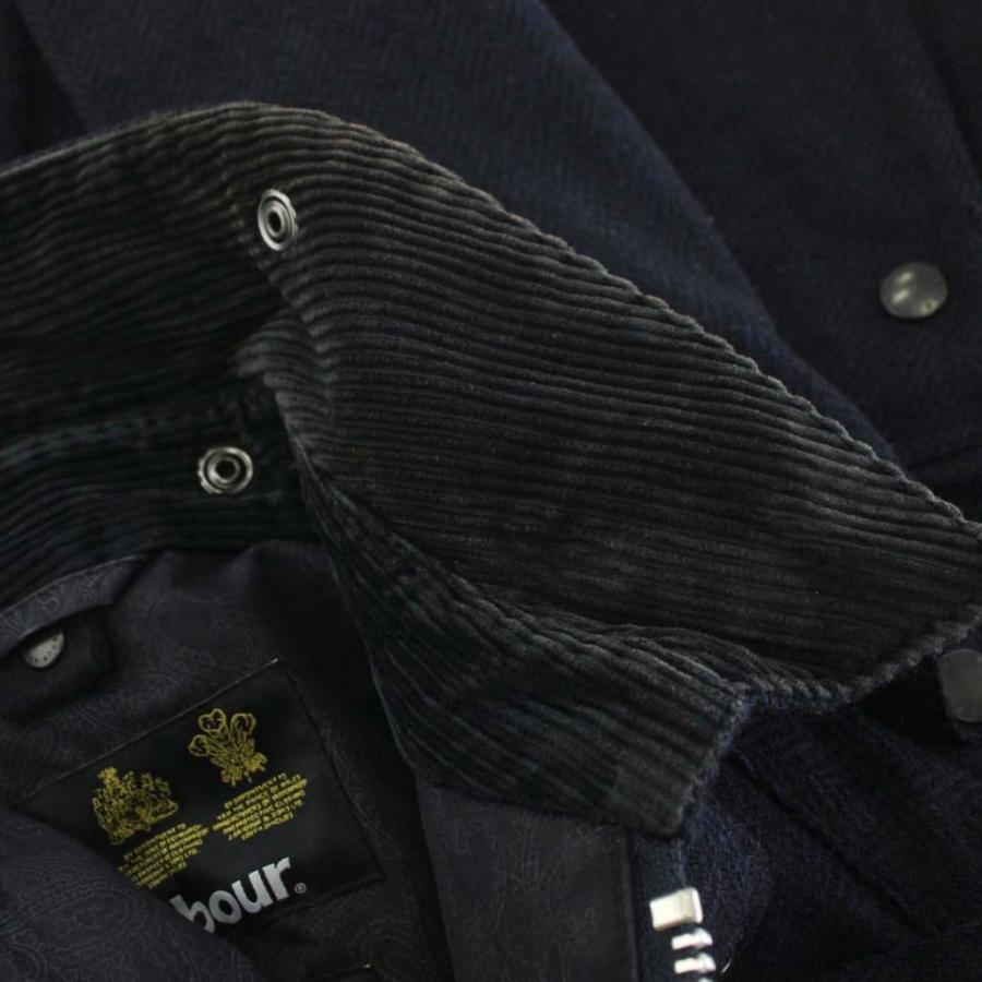 バブアー MALLALIEUS ビデイルSL ツイード ステンカラージャケット