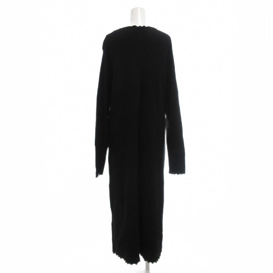 JEANASIS（ジーナシス） ニットワンピース F 長袖 リブ ラメライン