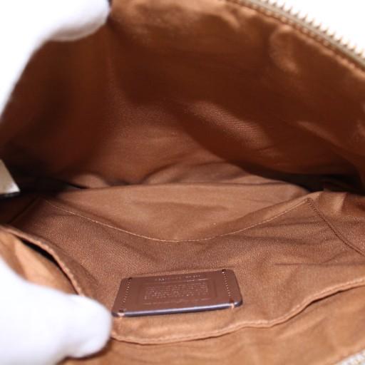 COACH（コーチ） ショルダーバッグ かばん レザー ロゴ 白 ホワイト