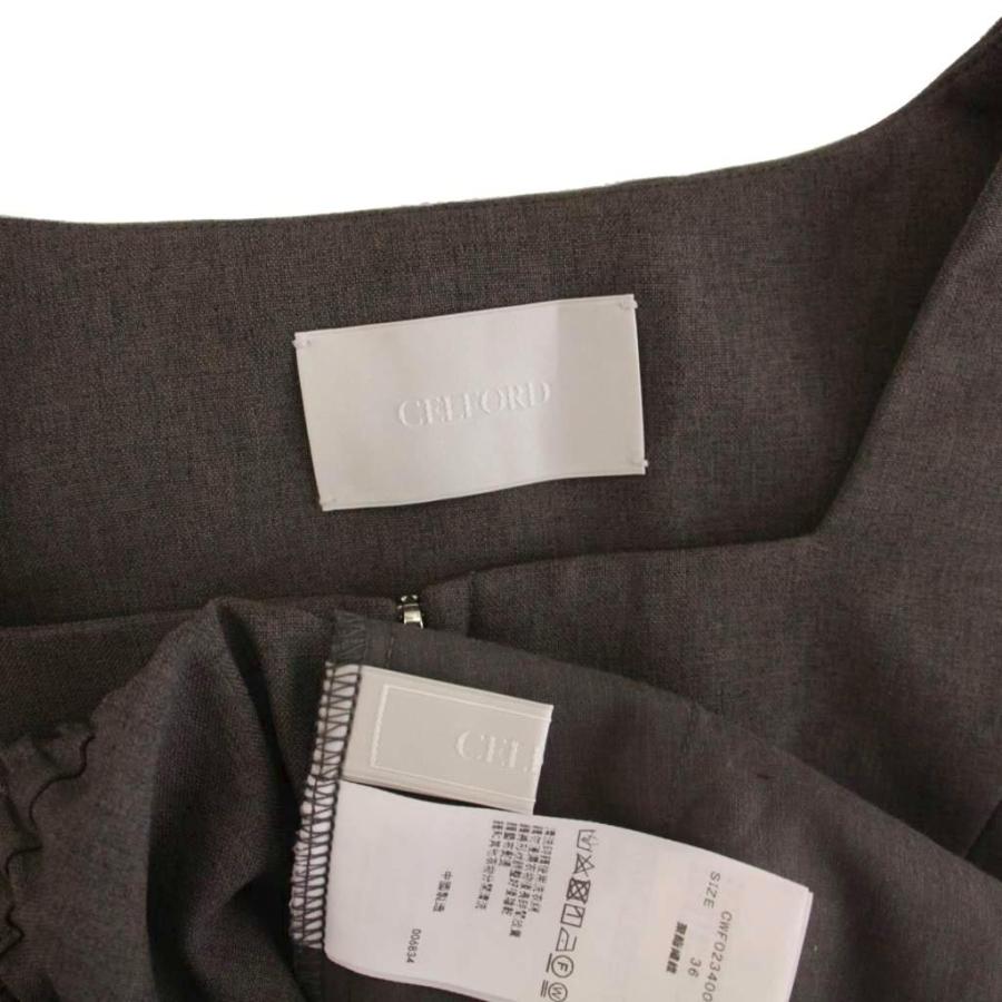 セルフォード CELFORD 23AW バルーンペプラム セットアップ 上下  