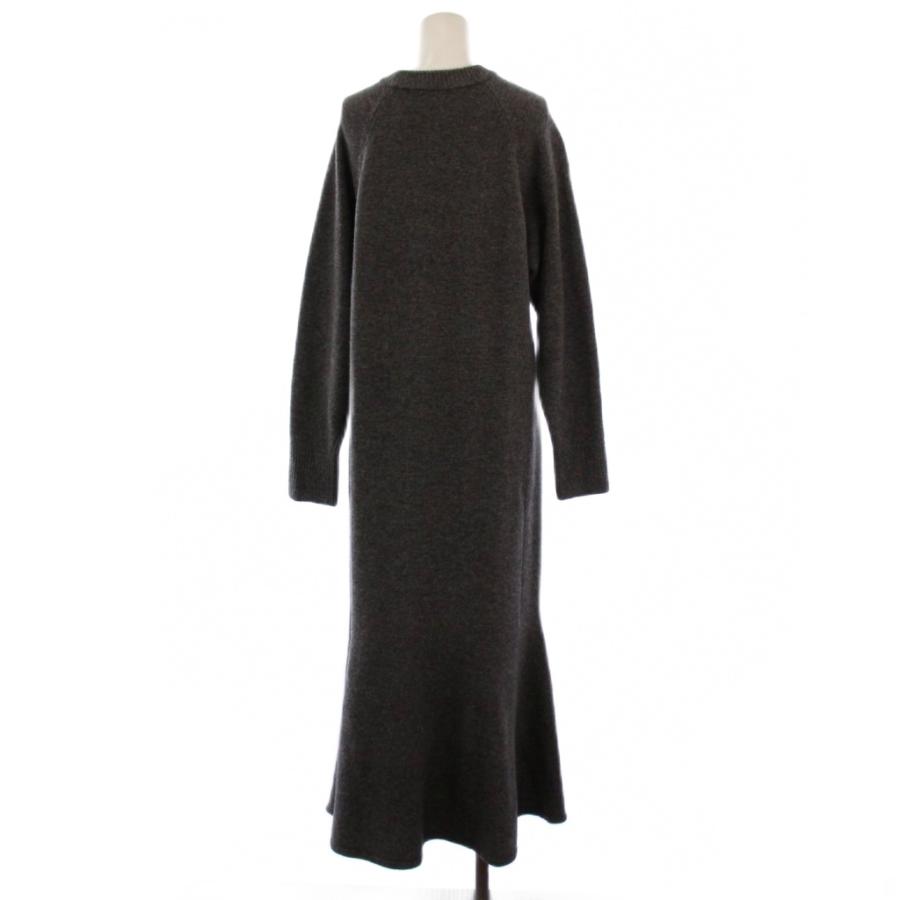 スピック&スパン Spick&Span 23AW フレアーヘムワンピース ロング 長袖