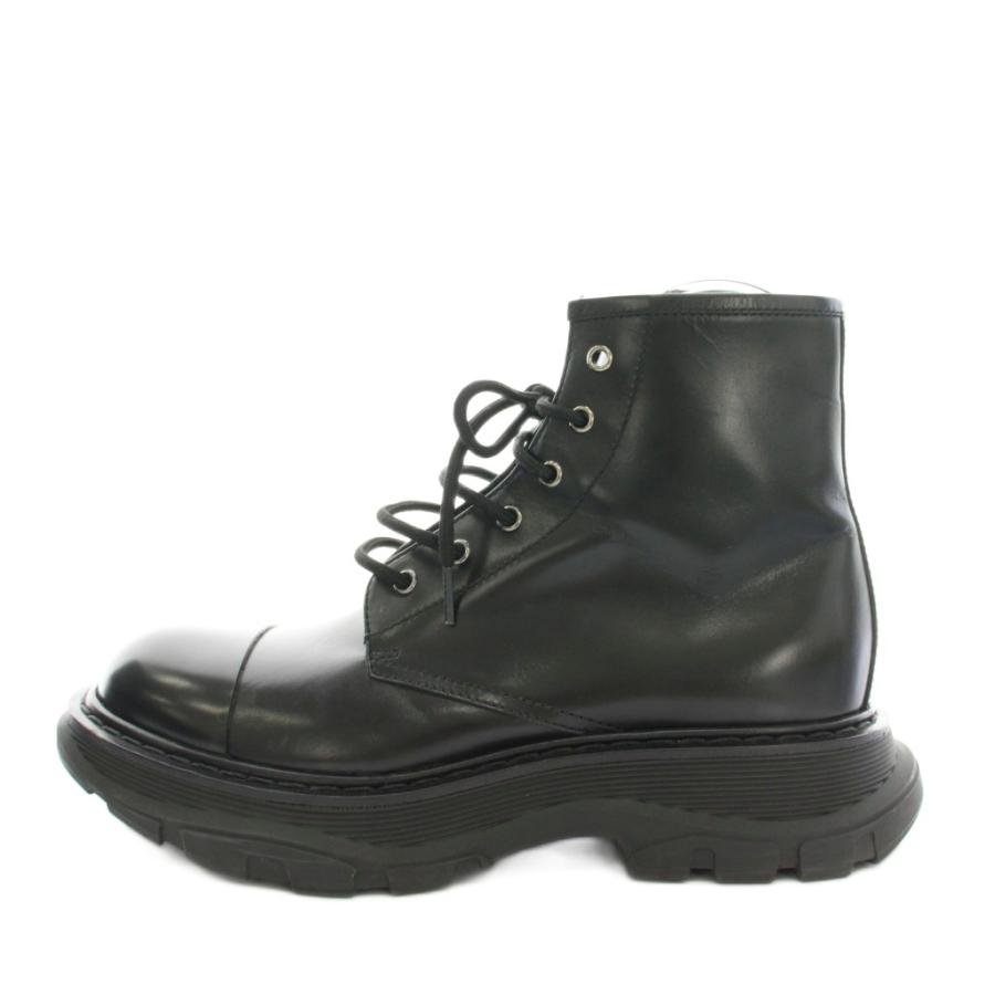 アレキサンダーマックイーン ALEXANDER MCQUEEN レースアップレザー 