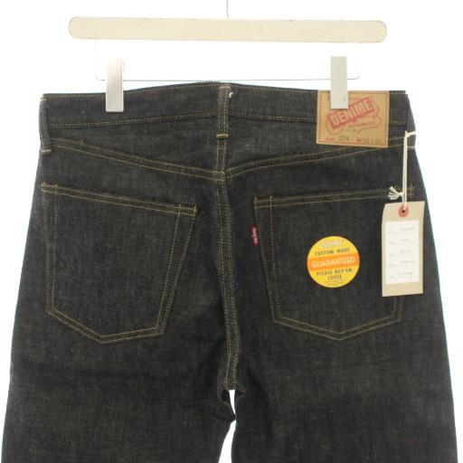 【中古】未使用品 ドゥニーム BLACK DENIM デニムパンツ ジーンズ ボタンフライ W30 L30 黒 Lot 224-66B メンズ 未使用品 ドゥニーム DENIME ブラックデニム BLACK DENIM デニムパンツ