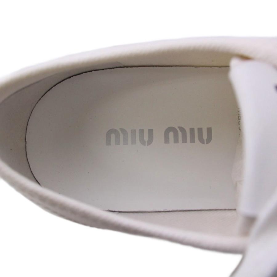 ミュウミュウ MIUMIU 厚底スニーカー 40サイズ MIUMIU 厚底スニーカー