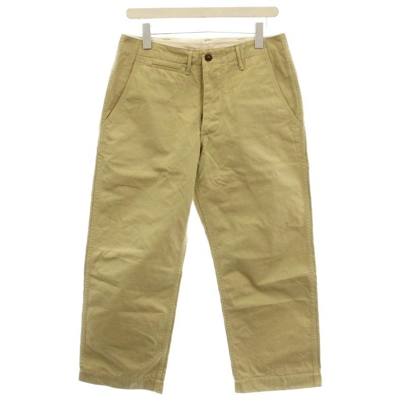 【中古】ウエアハウス WAREHOUSE チノパン チノ パンツ ボタンフライ 31 ベージュ /☆G メンズ ウエアハウス WAREHOUSE チノパン チノ パンツ ボタンフライ 31