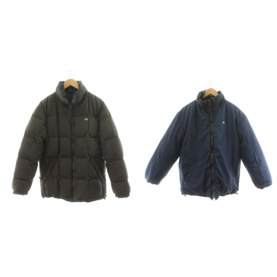 LACOSTE（ラコステ） ダウンジャケット ロゴ リバーシブル ナイロン