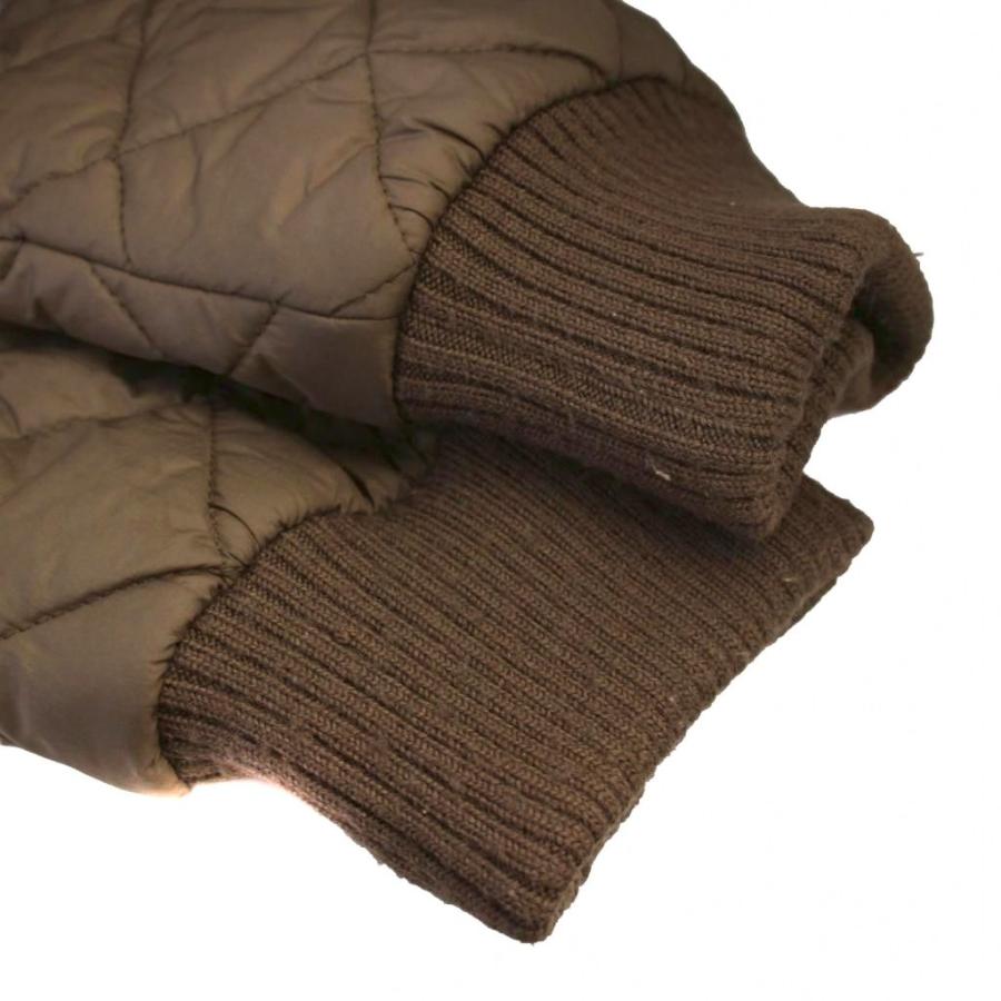 ミズイロインド mizuiro ind リブカラーキルティングロングコート 中綿