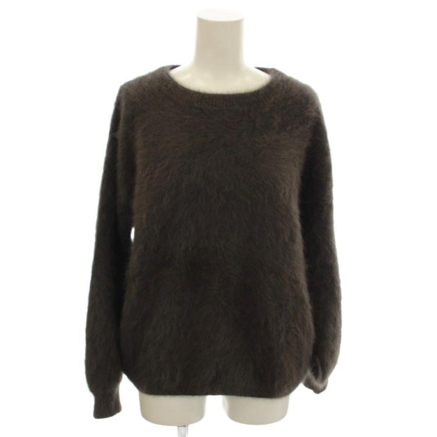 セモアージュ c'est moijeu シャギーニット ウール F ブラウン 長袖