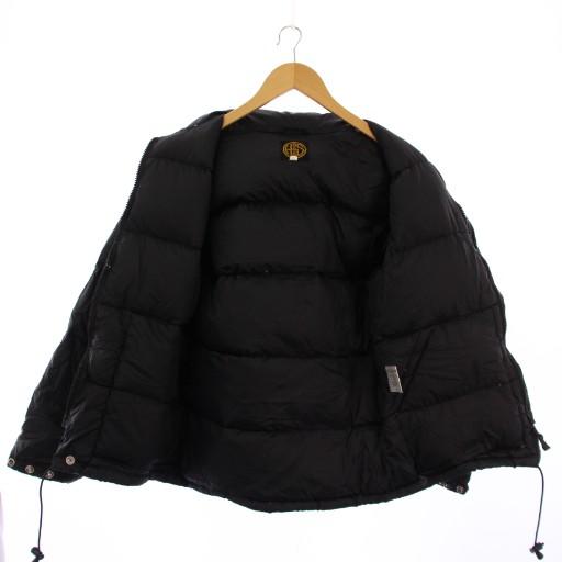 ネペンテス　ロードリオン　フード付き 黒 ダウンジャケット ネペンテス NEPENTHES HOGGS チャイナ ダウンジャケット ジップアップ