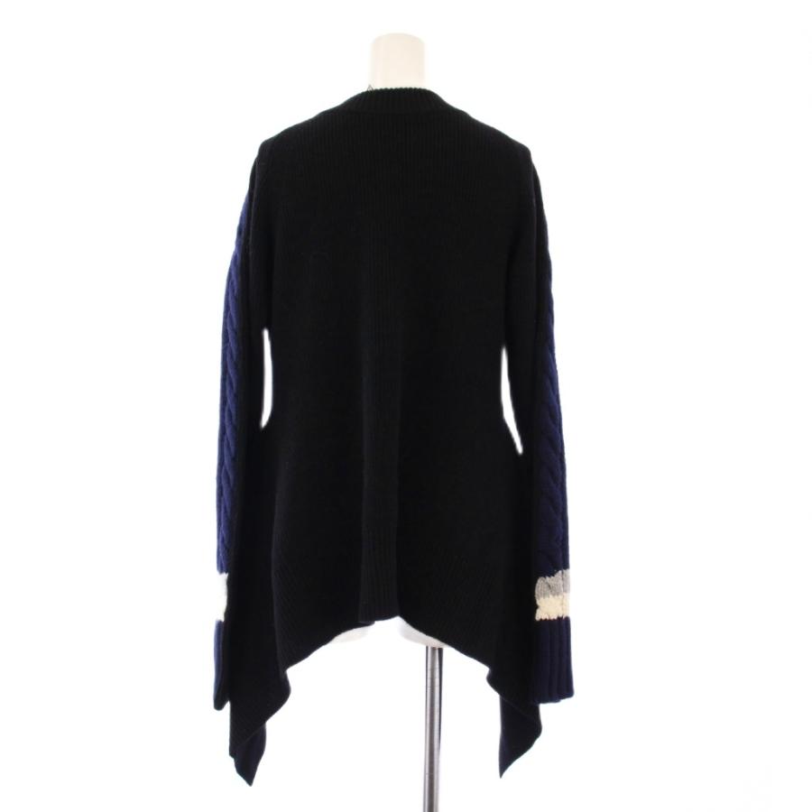 未使用品 サカイ sacai タグ付き 21AW V BACK LS PULLOVER ニット