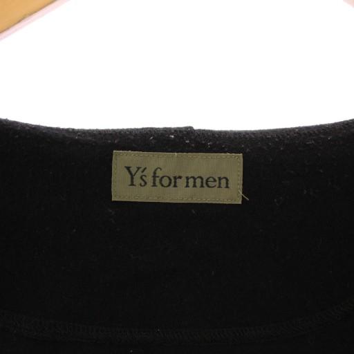 【中古】ワイズフォーメン Y's for men ヨウジヤマモト ジップアップパーカー ジャケット 半袖 ストレッチ 3 黒 ワイズフォーメン Y's for men ヨウジヤマモト ジップアップパーカー