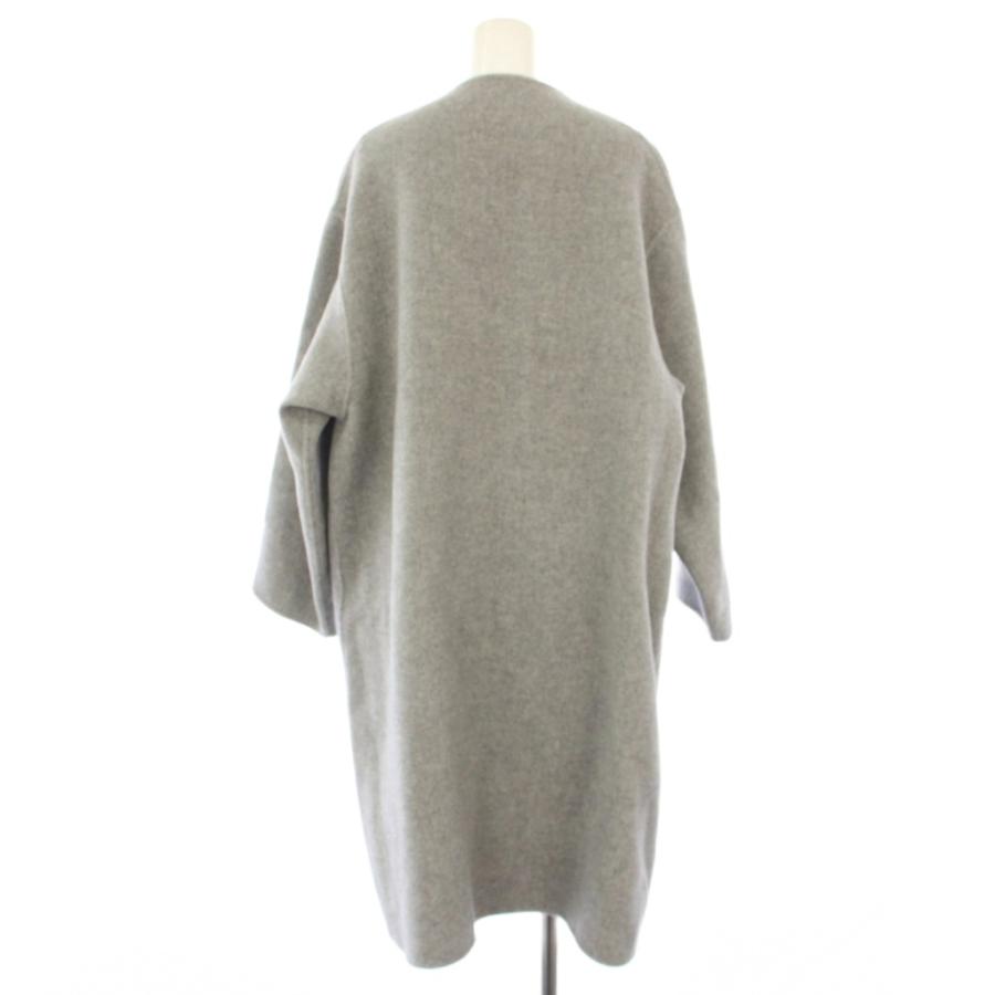 イエナ IENA 23AW モッサーダブルフェイス Vネックコート ノーカラー 