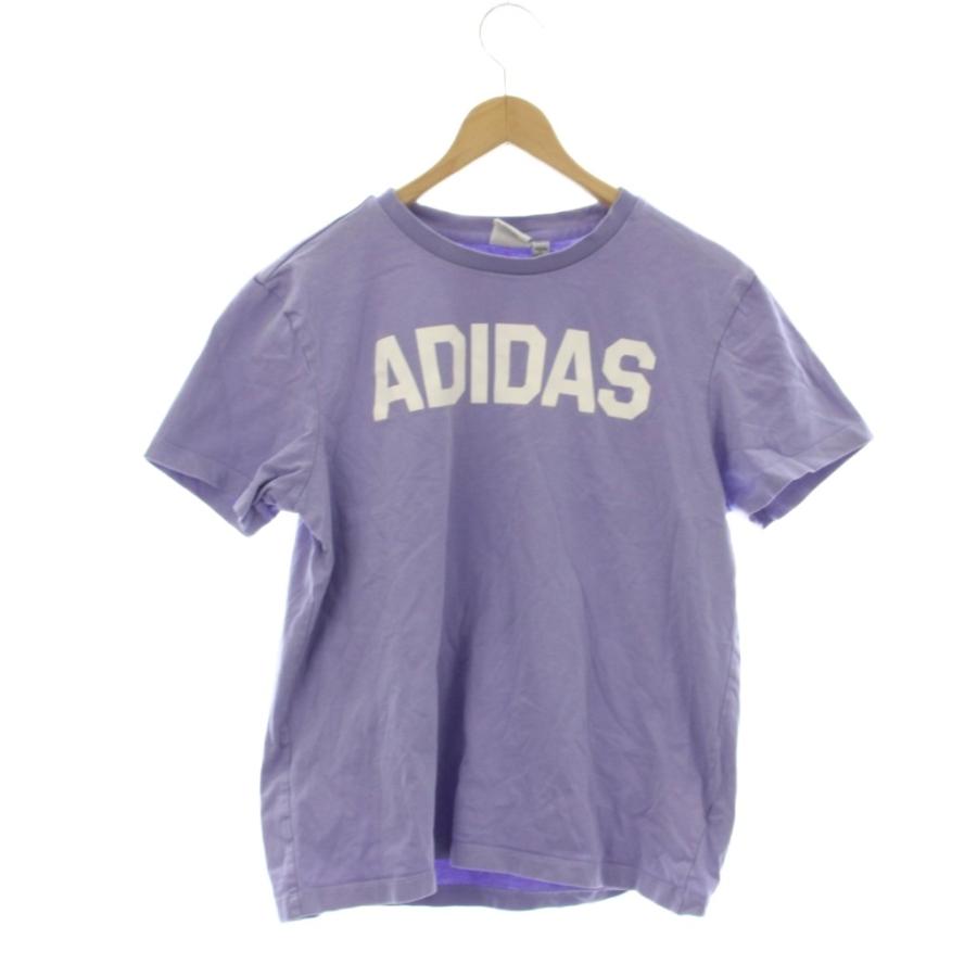 adidas（アディダス） adidas Tシャツ 165/88A 紫 ロゴプリント