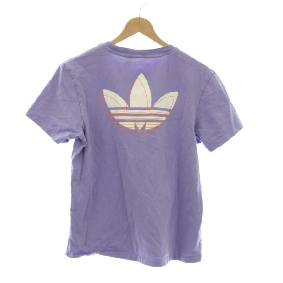 adidas（アディダス） adidas Tシャツ 165/88A 紫 ロゴプリント