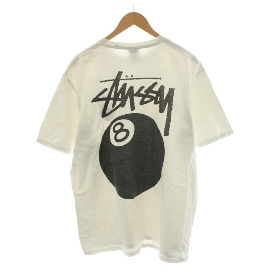 Stussy 8ボール Tシャツ ホワイト L STUSSY（ステューシー） STUSSY 8ボール Tシャツ カットソー 半袖 ロゴ