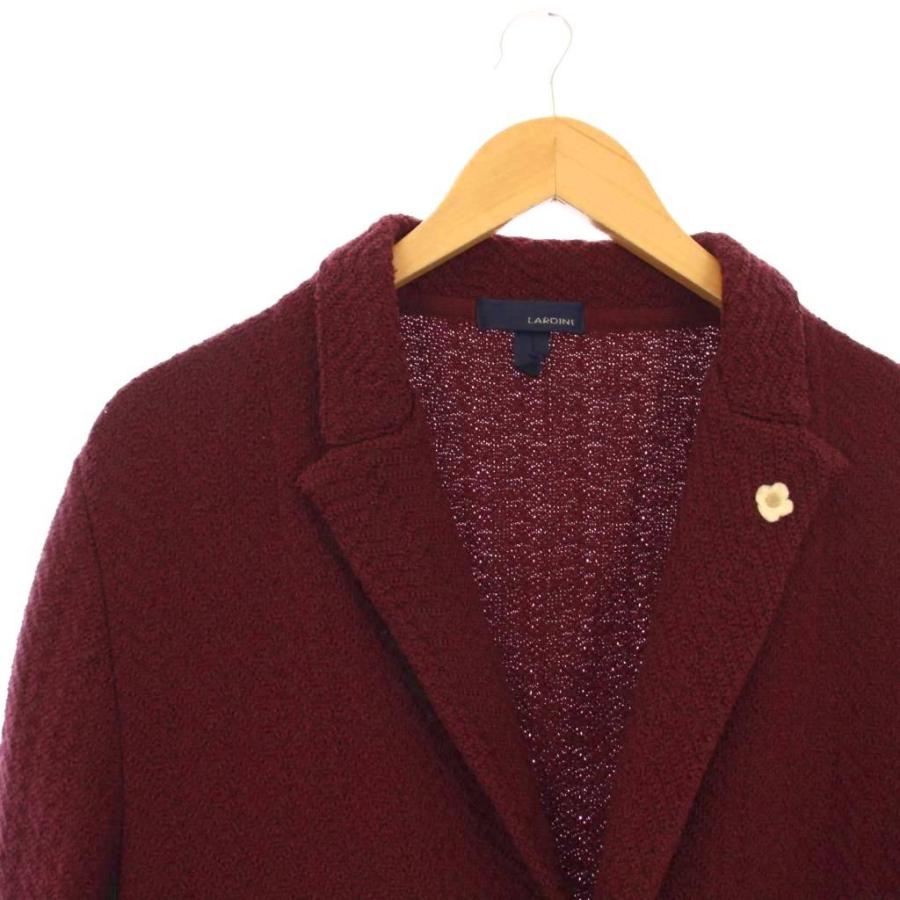 ラルディーニ LARDINI ブートニエール ダブル ニットジャケット
