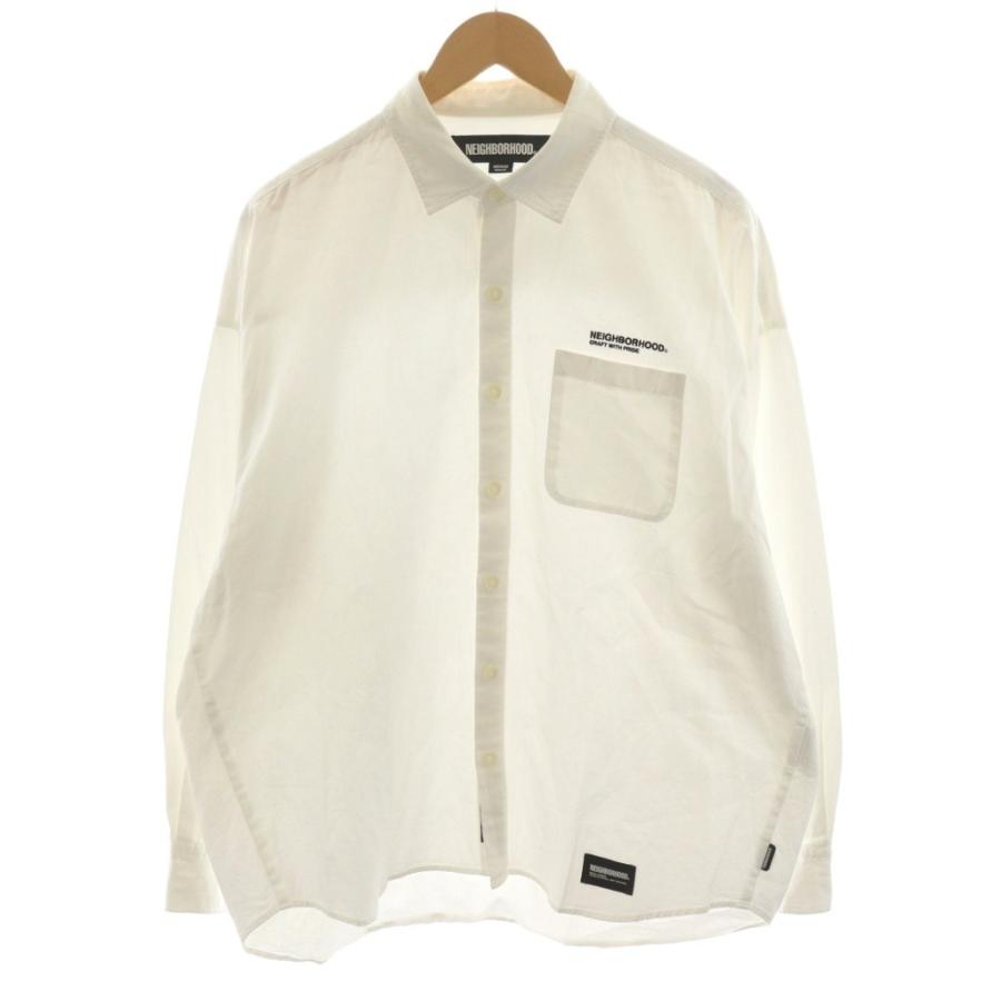 ネイバーフッド NEIGHBORHOOD 23SS OVER SHIRT LS シャツ 長袖 M 白