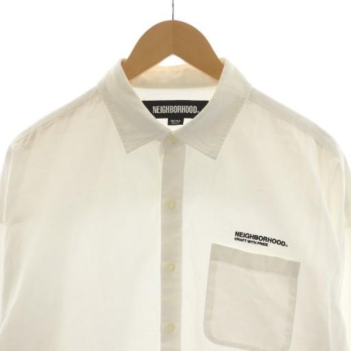 ネイバーフッド NEIGHBORHOOD 23SS OVER SHIRT LS シャツ 長袖 M 白