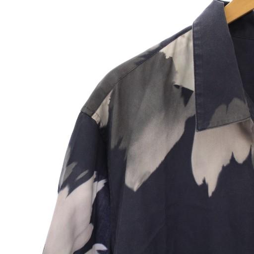 今季セオリーショート丈オーパーシャツSサイズ ネイビー 今季セオリー