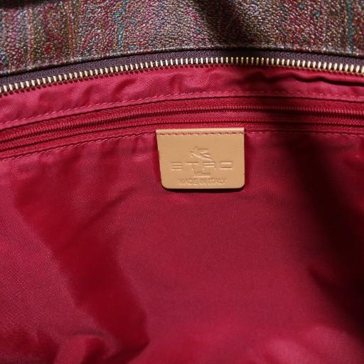 ETRO（エトロ） トートバッグ ハンドバッグ レザー ペイズリー柄 総柄