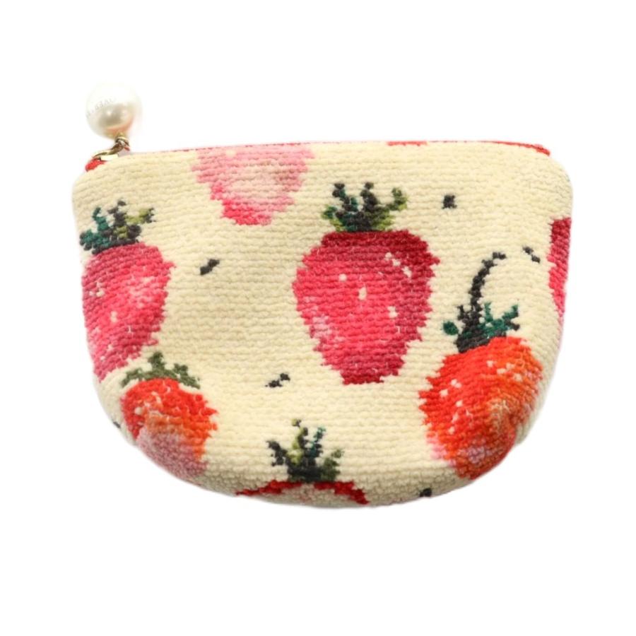 新品未開封　いちご柄　フェイラー　ポーチ フェイラー FEILER ラブラリー バイ LOVERARY BY ポーチ いちご柄