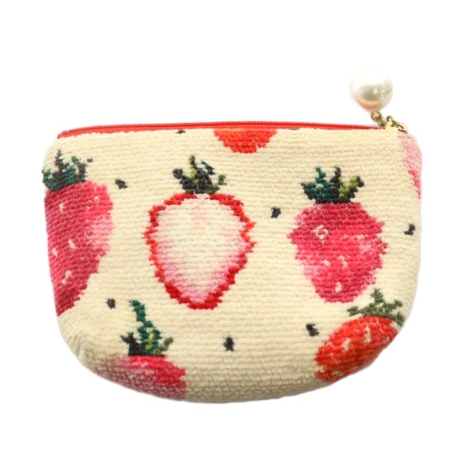 フェイラー FEILER ラブラリー バイ LOVERARY BY ポーチ いちご柄