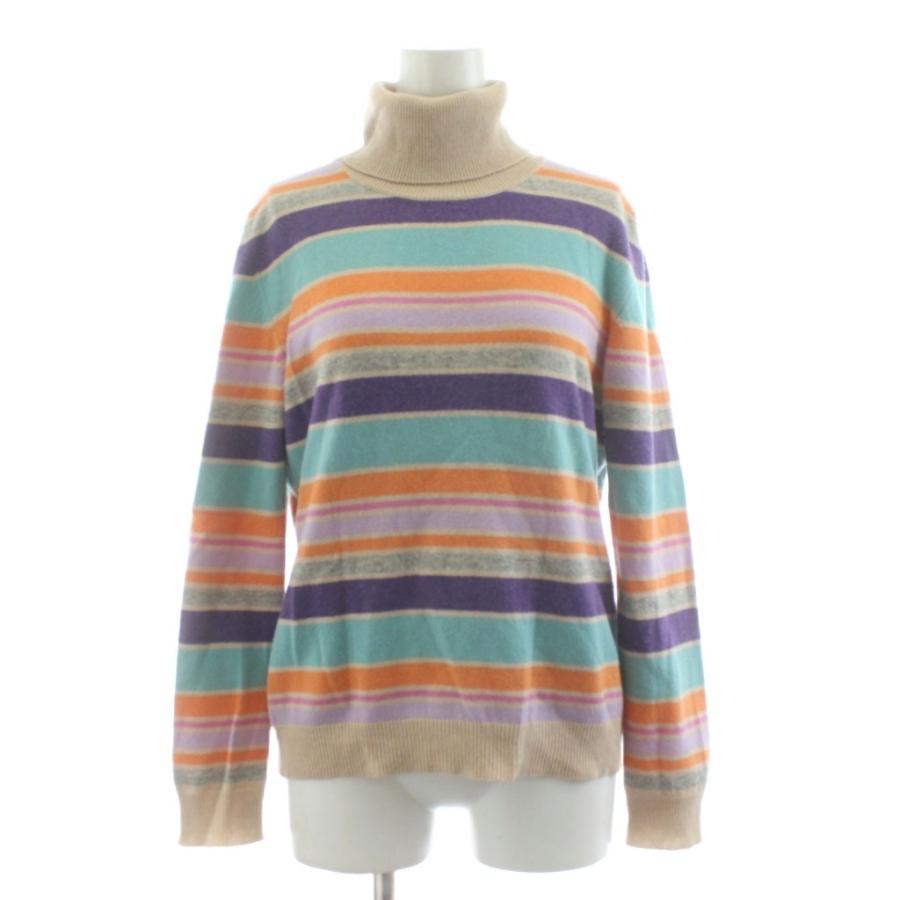 美品 ファビアナフィリッピ ウール シルク カシミヤ マルチカラー ニット FABIANA FILIPPI（ファビアナフィリッピ） ニット 長袖 シルク混 L