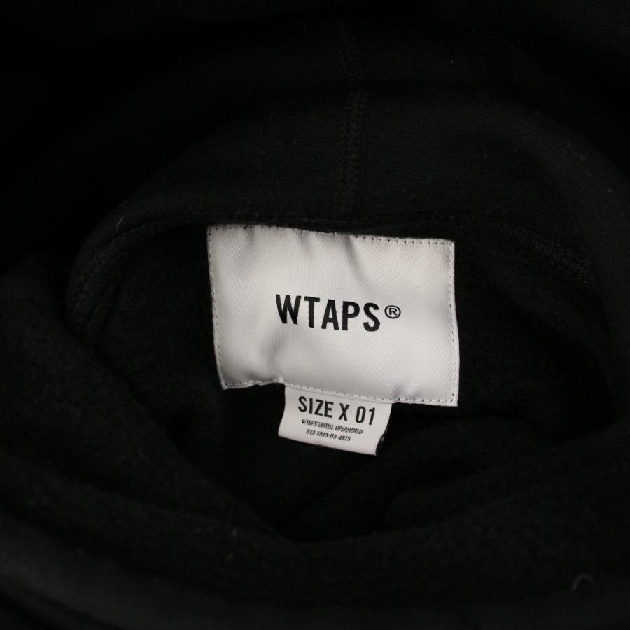 【中古】ダブルタップス WTAPS 22AW Seal Hooded Sweatshirt プルオーバーパーカー スウェット 長袖 1 黒 ダブルタップス WTAPS 22AW Seal Hooded Sweatshirt プルオーバー