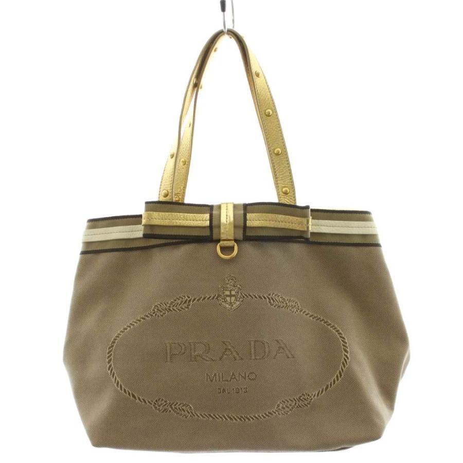 PRADA（プラダ） 三角プレート トライアングルロゴ トートバッグ